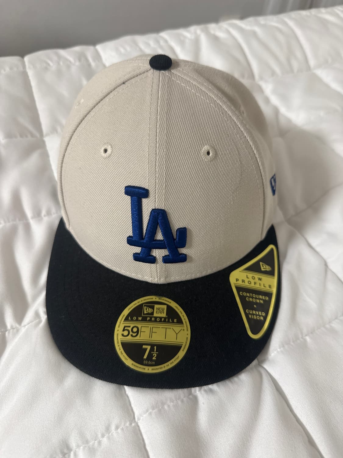 뉴에라 모자 MLB 월드 시리즈 LA 다저스 로우 프로파일 사이즈캡 스톤 상품이미지1