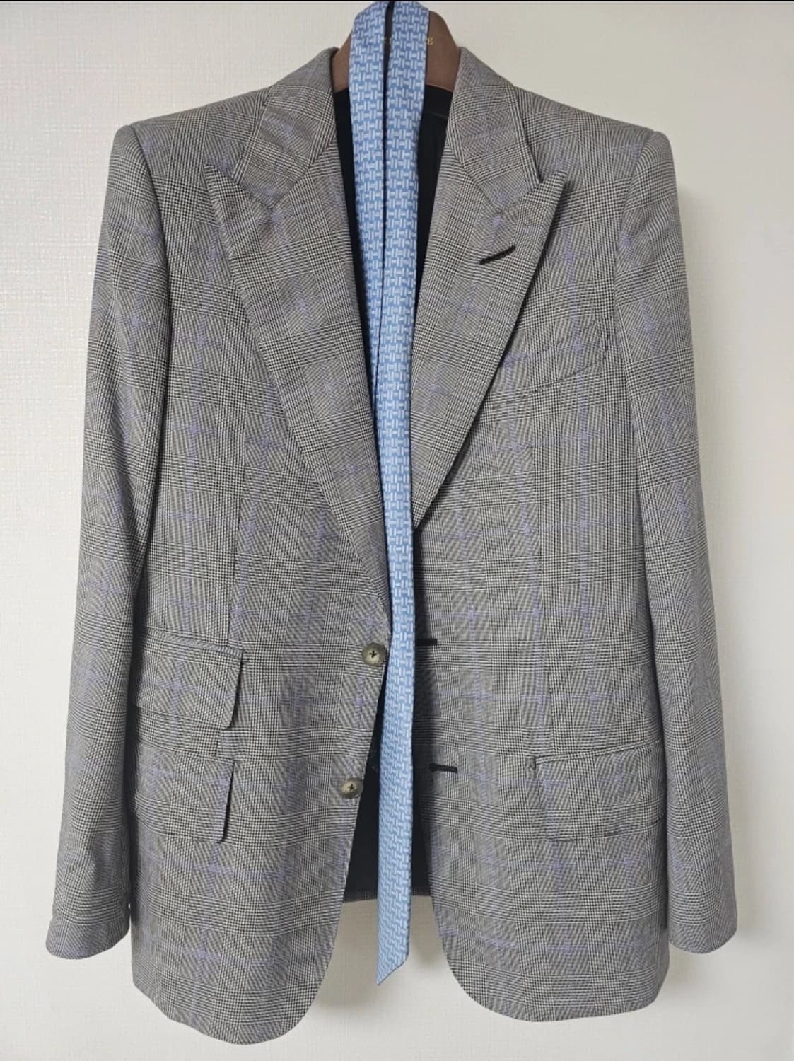 톰포드 체크 블레이저쟈켓(48r/100/에르메스타이포함) 상품이미지2