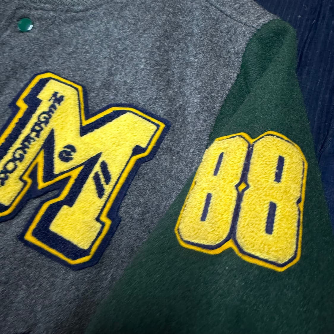 맥그리거 패치 바시티자켓 L 상품이미지3