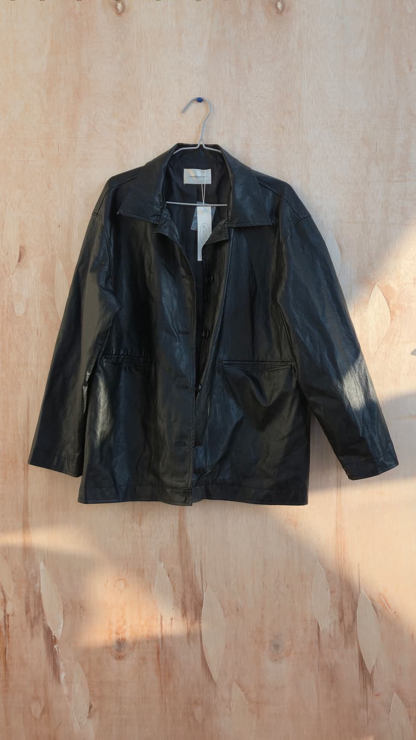 블랙 레더 가죽 자켓 black leather jacket 상품이미지1