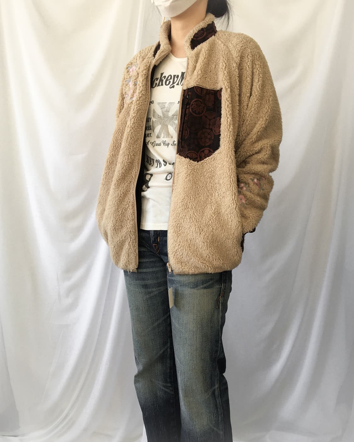 Karakuri tamashii fleece jacket 상품이미지9