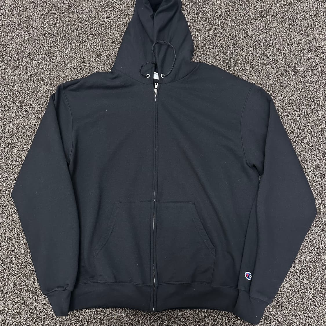 챔피온 기모 후드집업 블랙 L (ASIA 2XL) 상품이미지1