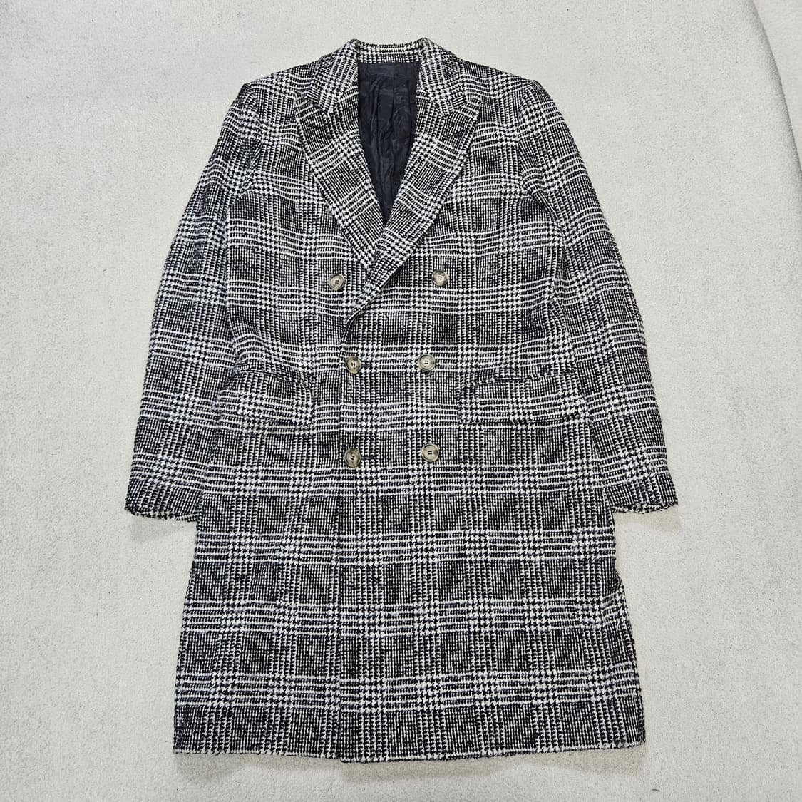 아미 더블브레스티드 체크 코트 46 상품이미지1