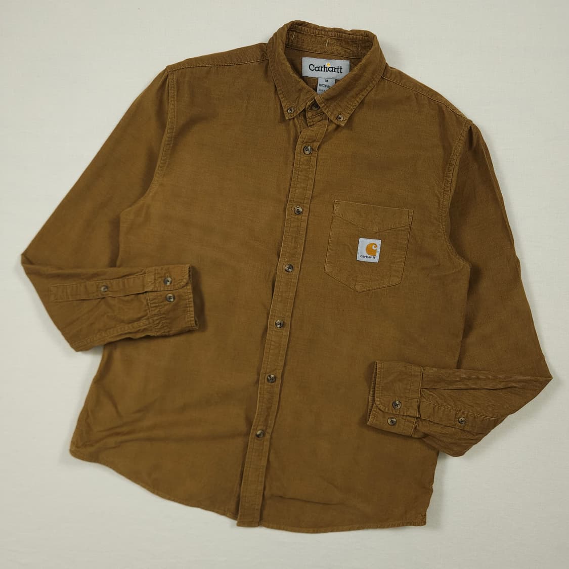 M(95) 칼하트 리워크 코듀로이 셔츠 우드브라운 상품이미지2