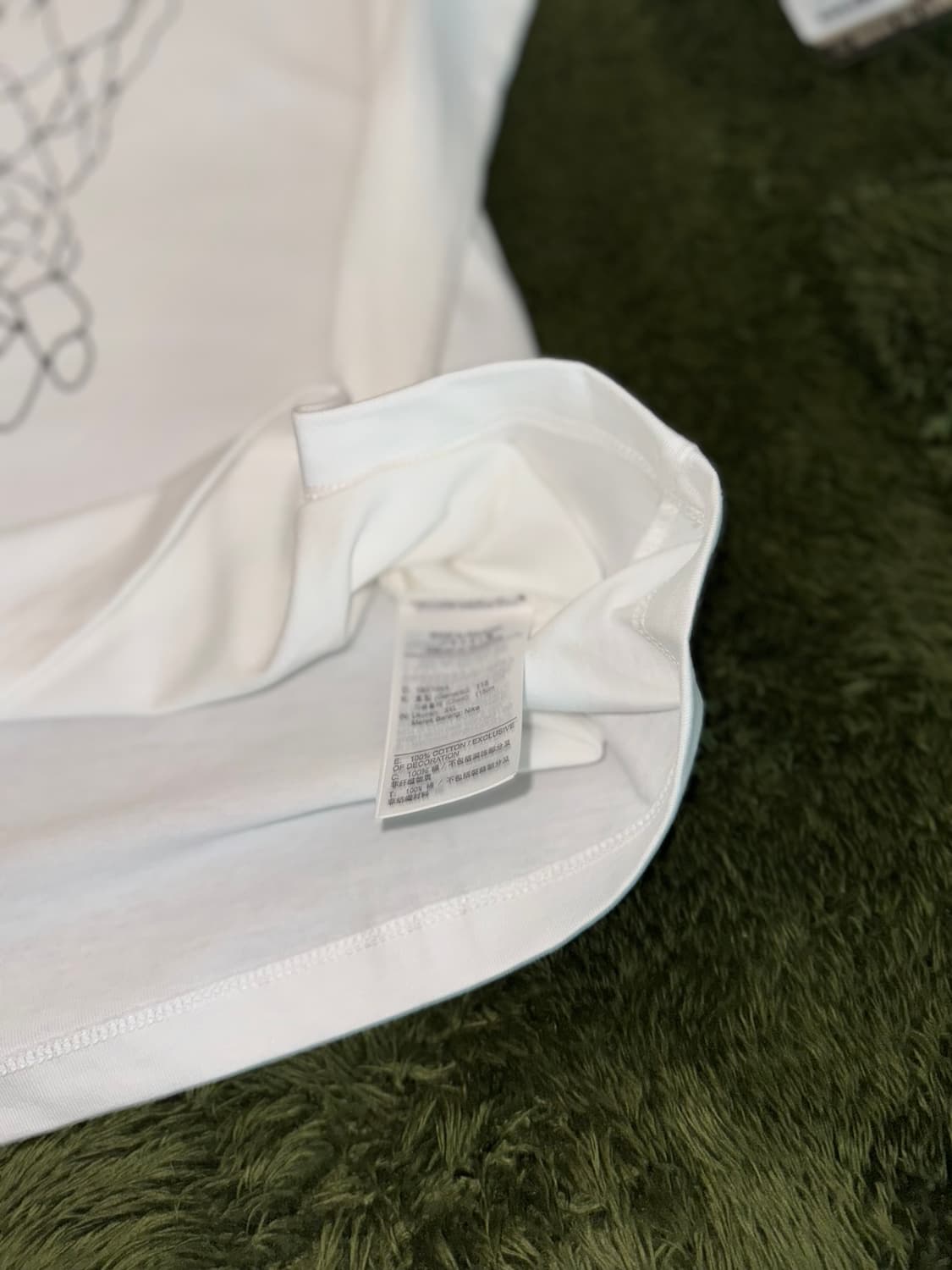 [XL-3XL] 조던 드라이핏 바스켓볼 그래픽 티셔츠 화이트 상품이미지6