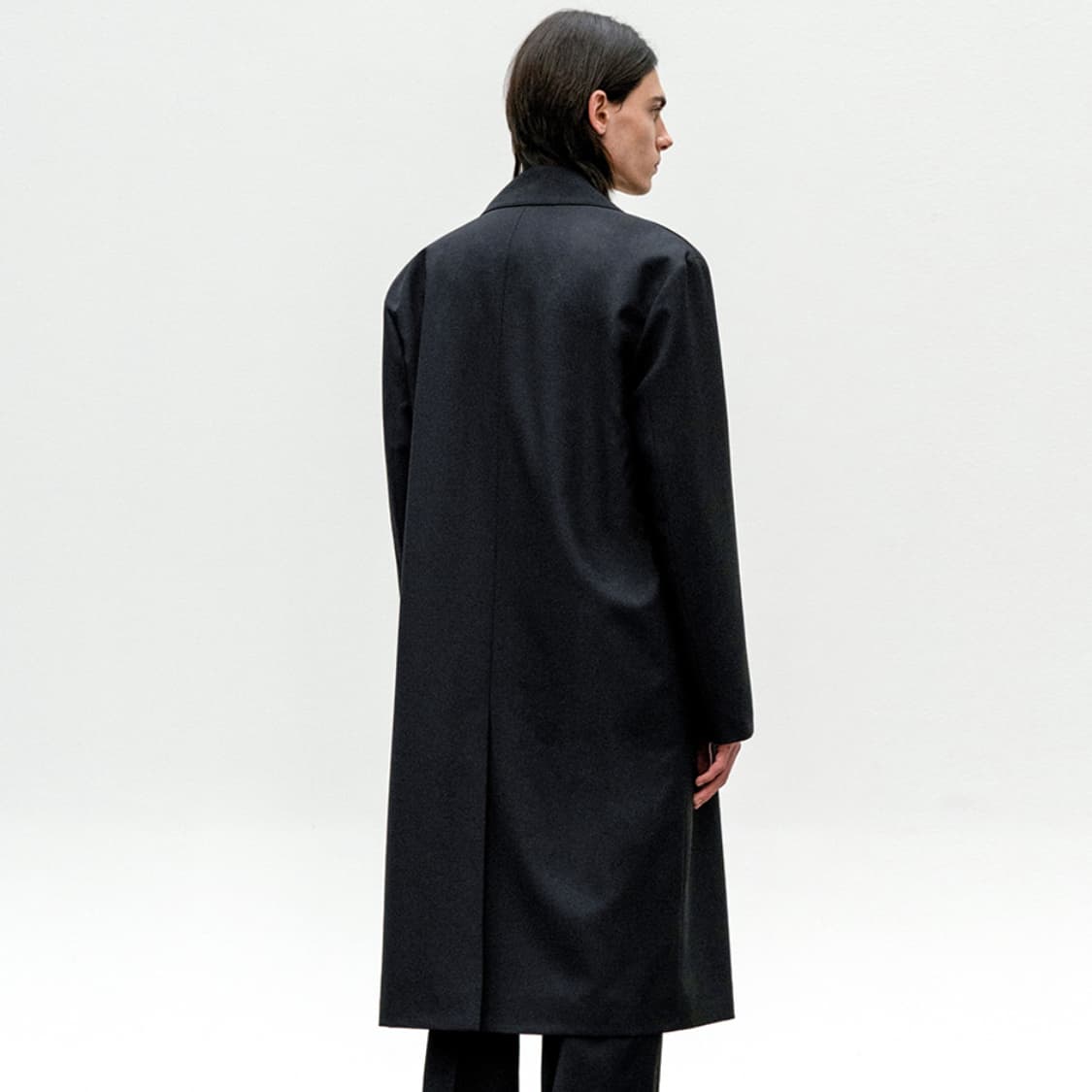 인사일런스(INSILENCE) 히든버튼 울 트렌치코트 95-100 상품이미지3