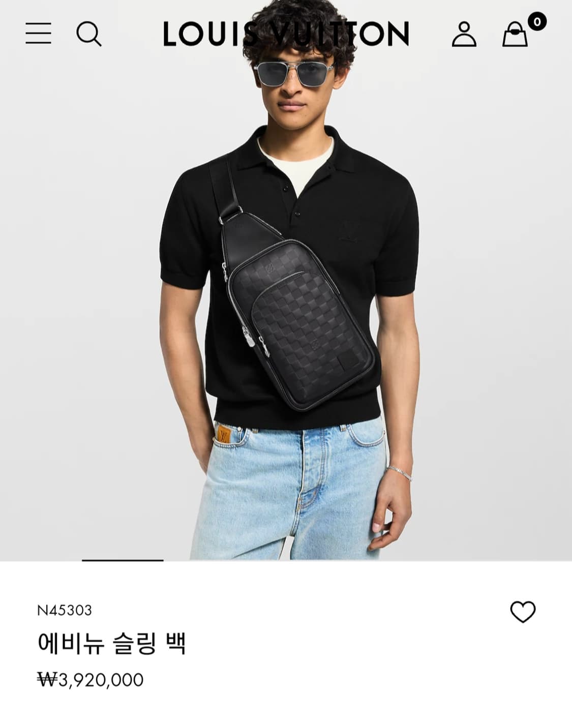 루이비통 올레더 에비뉴 슬링백 다미에 신형 상품이미지2