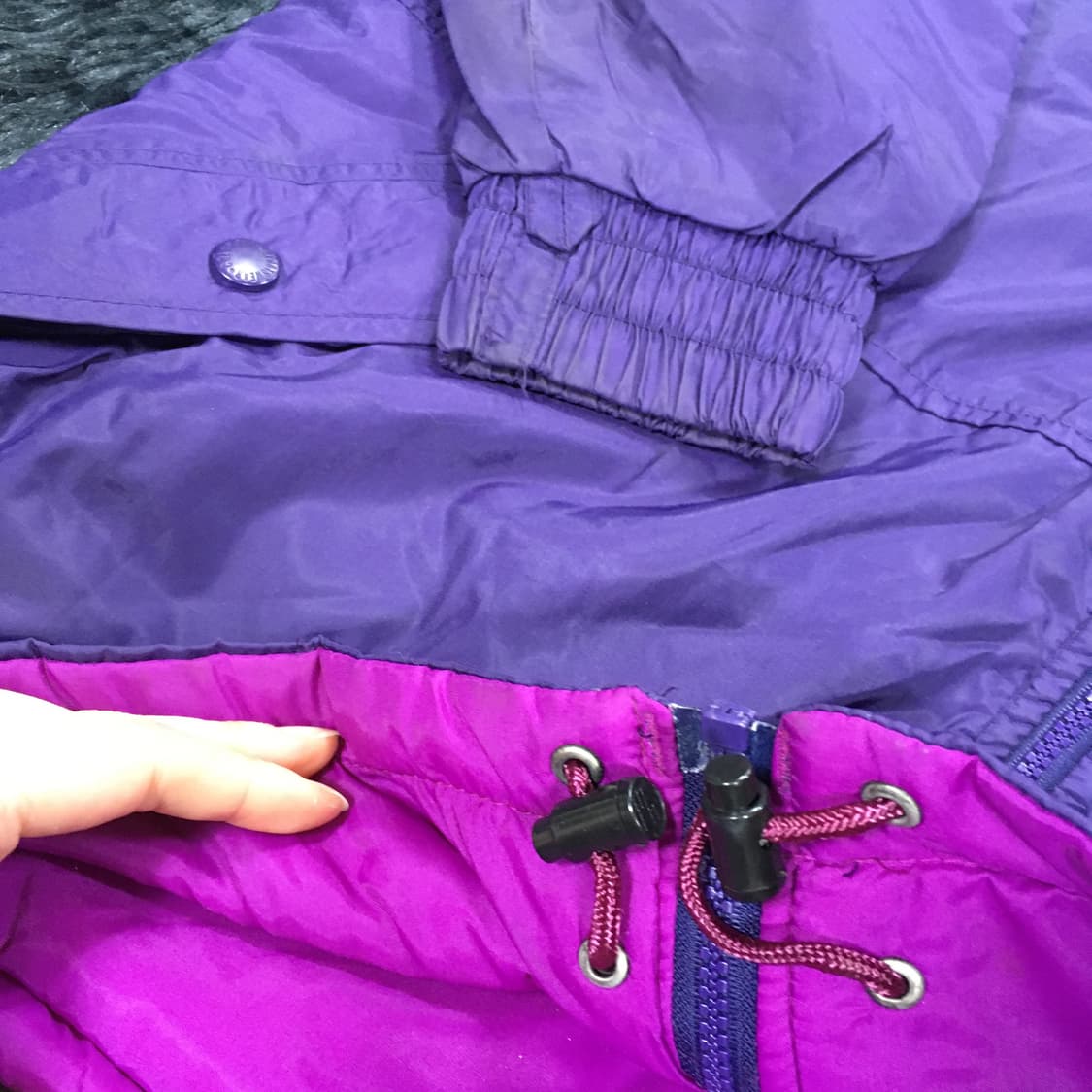 투티/0218 콜롬비아 리버시블 바람막이 자켓 상품이미지4