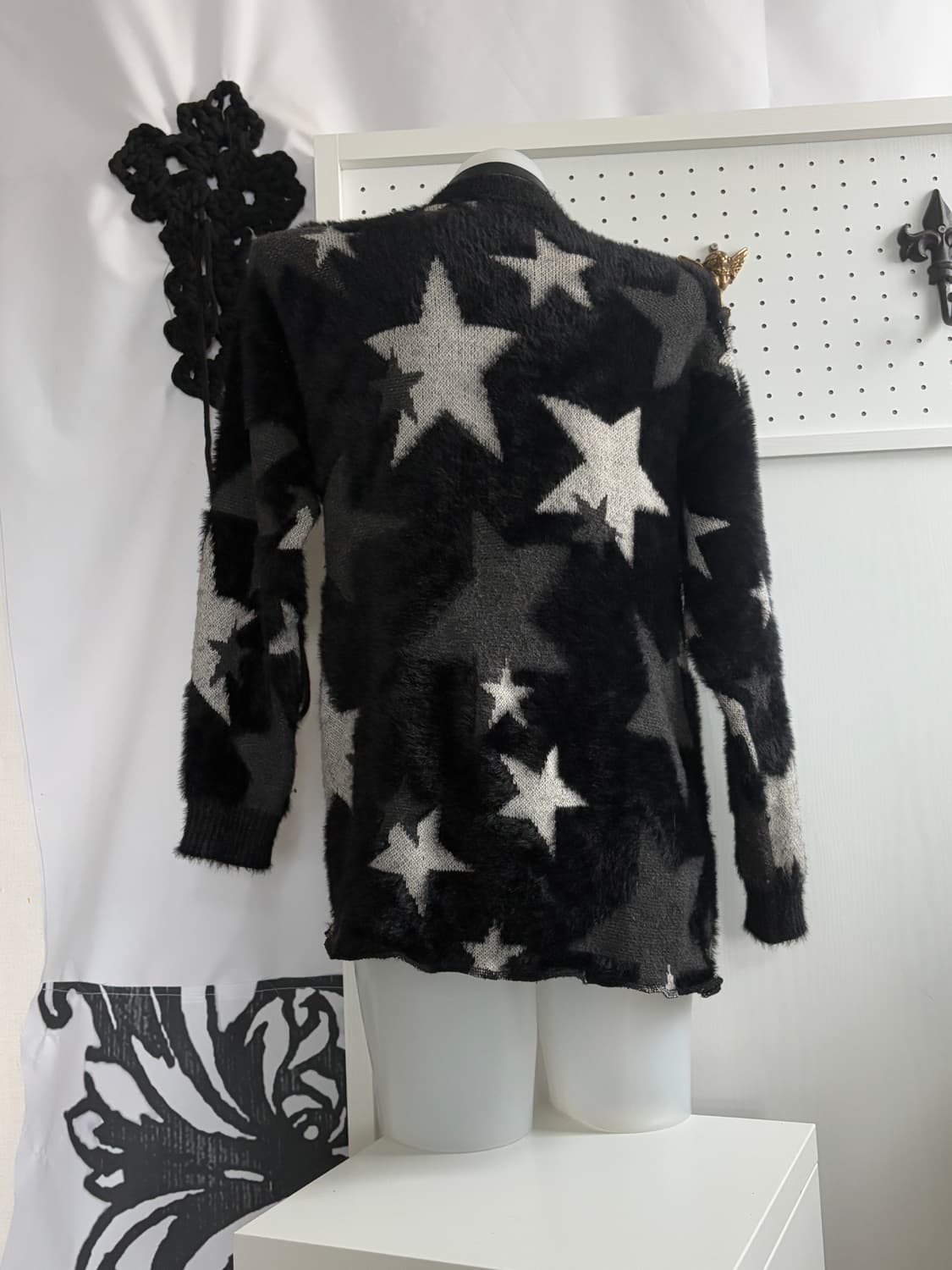 • Star Fake Fur Cardigan 상품이미지5