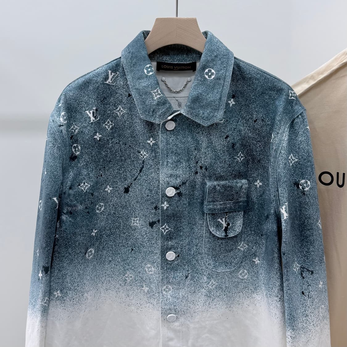 [S급/XL] 루이비통 모노그램 워크웨어 데님 자켓 상품이미지2