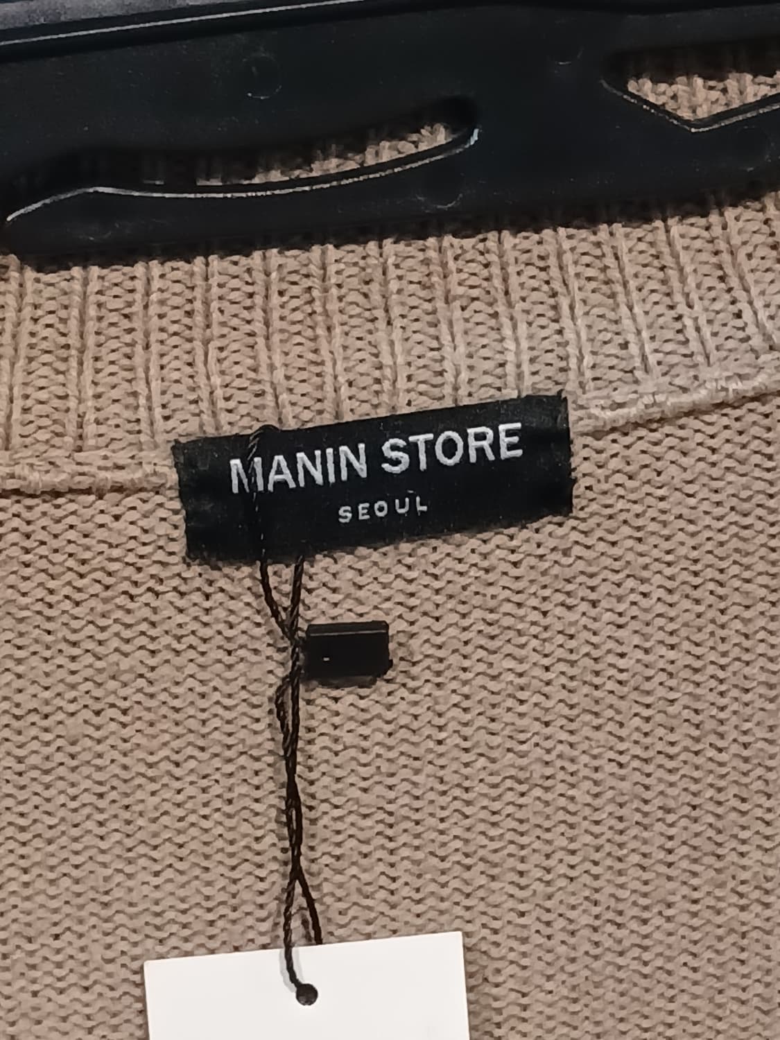 메인스토어 베이직 니트 가디건 베이지  상품이미지3