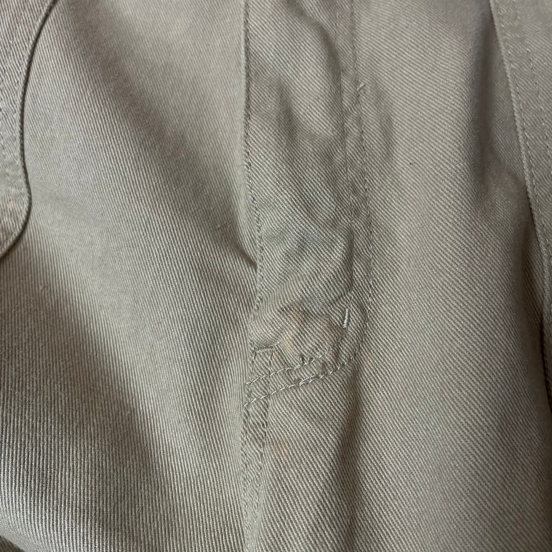 (34) 유니폼브릿지 베이지 퍼티그 데님 팬츠 XL 상품이미지3