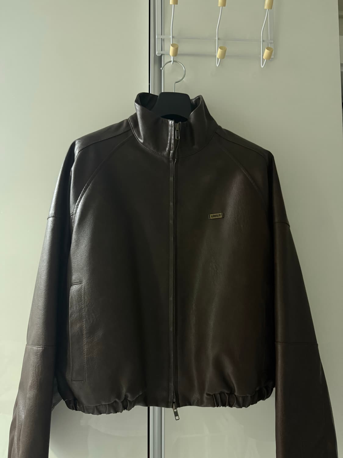 AJOBYAJO Vegan Leather Short Blouson  상품이미지3