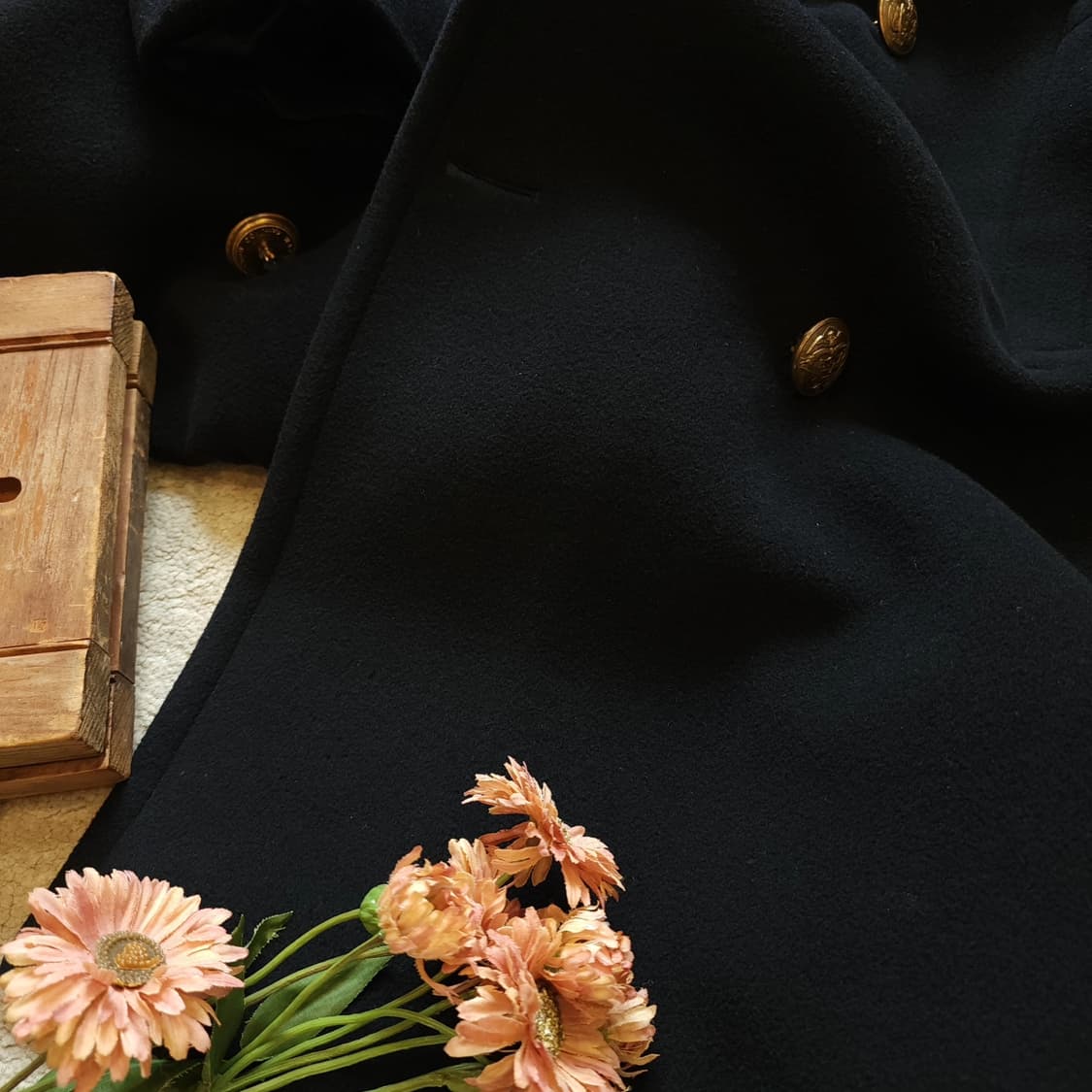 폴로 밀리터리 코트 헤비울 더블코트 이태리 메이드 42r 상품이미지7