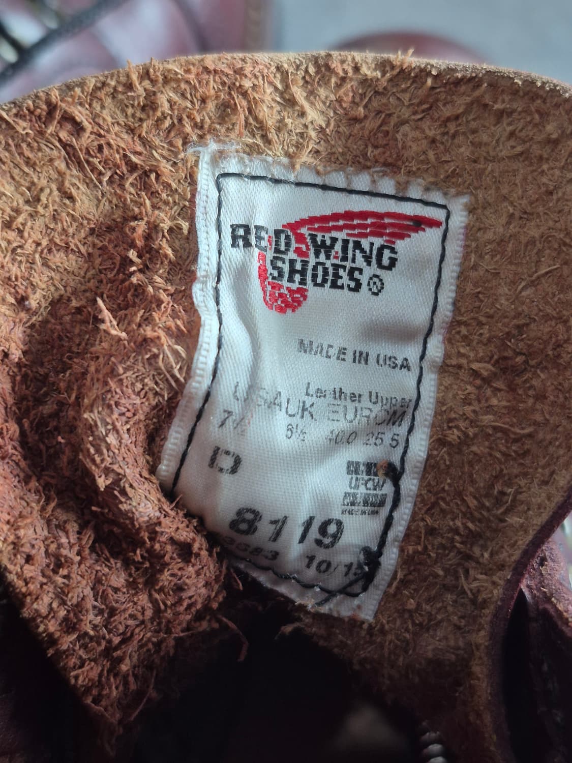 레드윙 8119 7.5D 옥스블러드 아이언레인저 상품이미지6