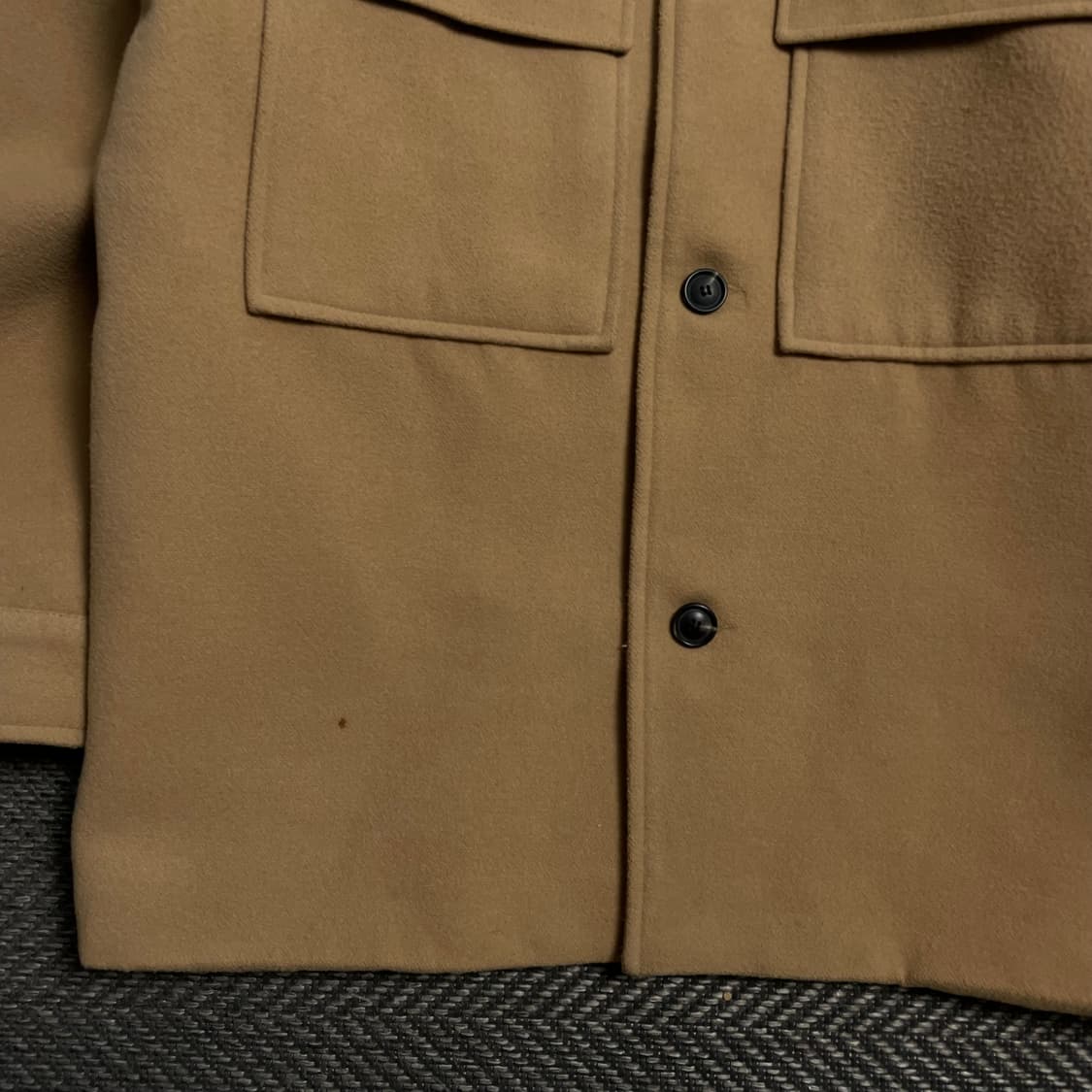 어반화이트 박시핏 모직 오버 셔츠 자켓y 5327 상품이미지2