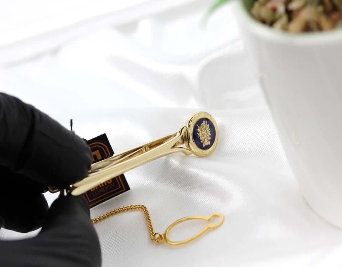 닥스 미사용 5.5cm 남자 명품 넥타이핀 DAKS 2% 할인 상품이미지5