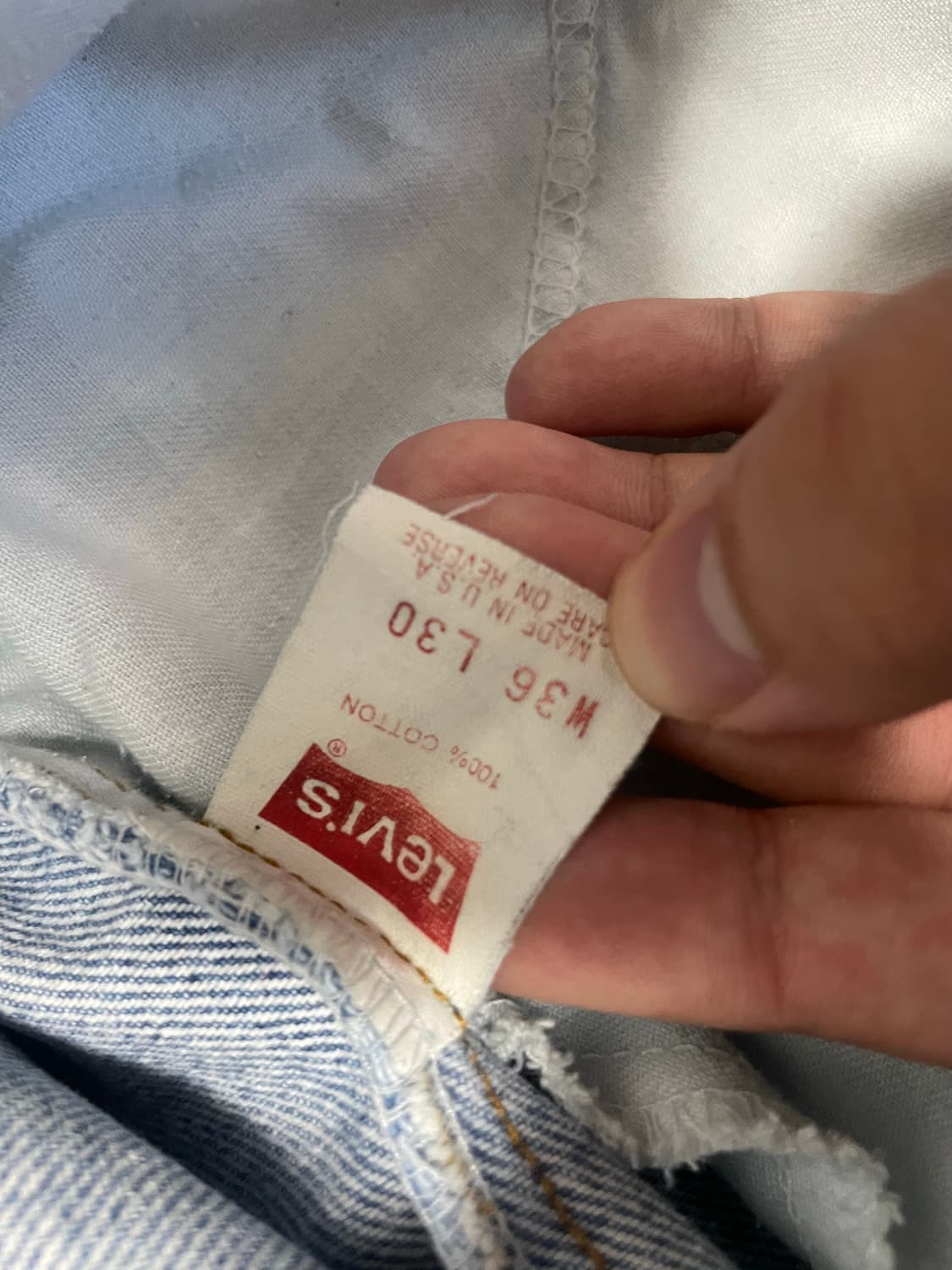 90s levi’s 리바이스 505 빈티지 데님 made in usa 상품이미지3
