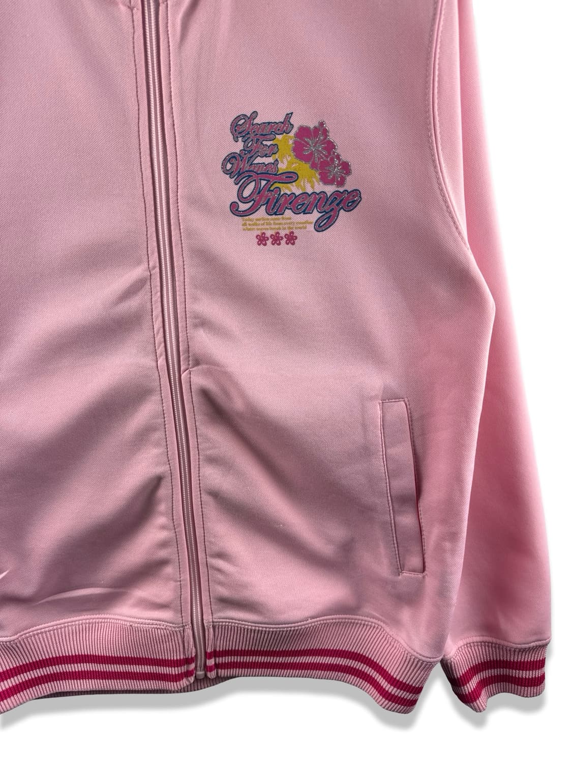JPN 키치 핑크 트랙탑 져지2184 상품이미지4