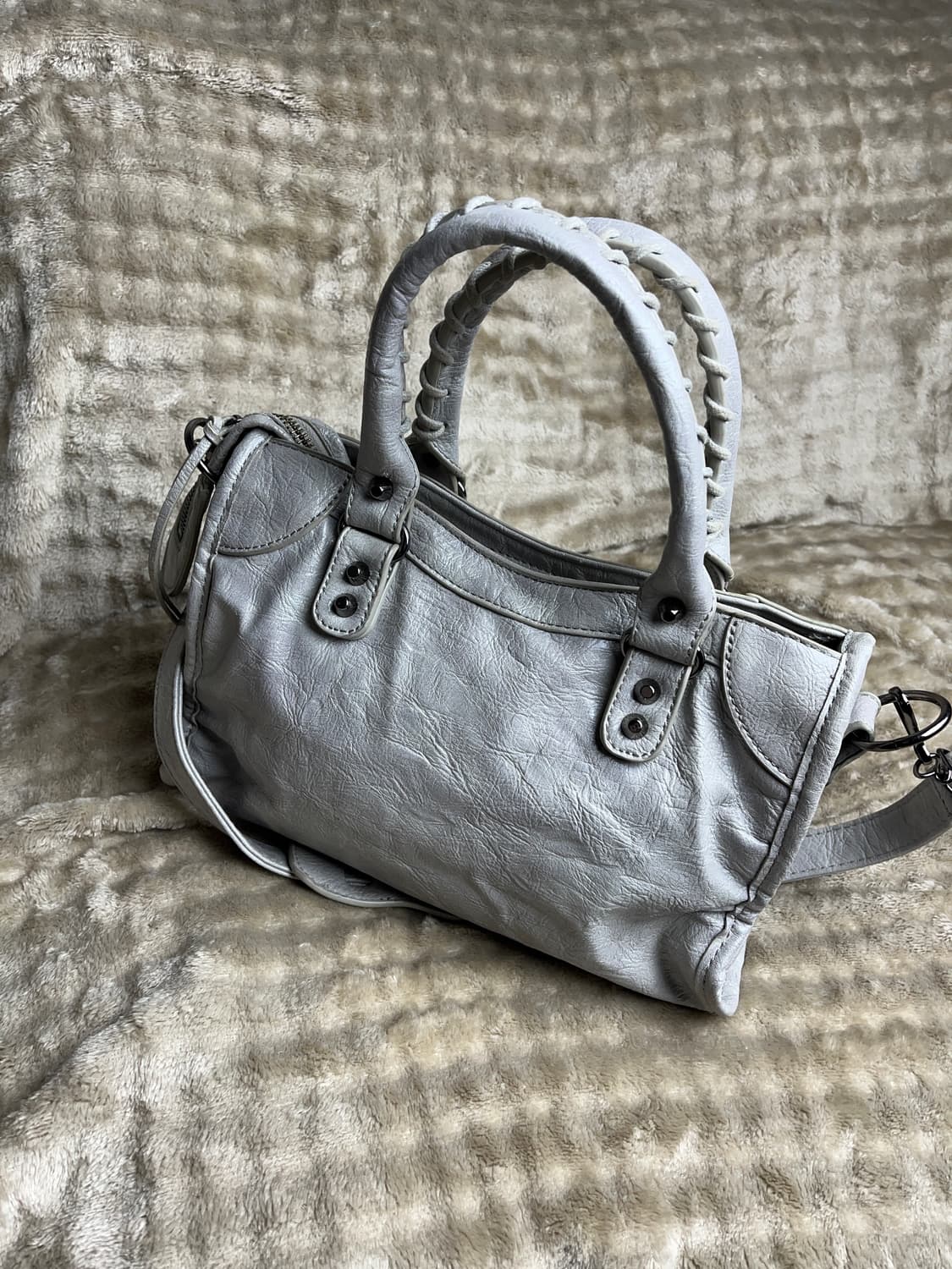 VTG 가죽 숄더백 || 발렌시아가 ST 상품이미지3