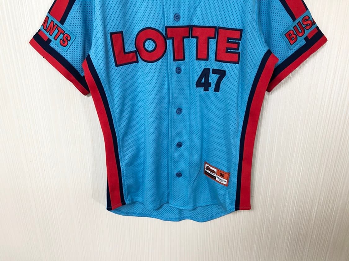 KBO 카멜레온어센틱 롯데자이언츠 챔피언원정 유니폼/져지 90 상품이미지3
