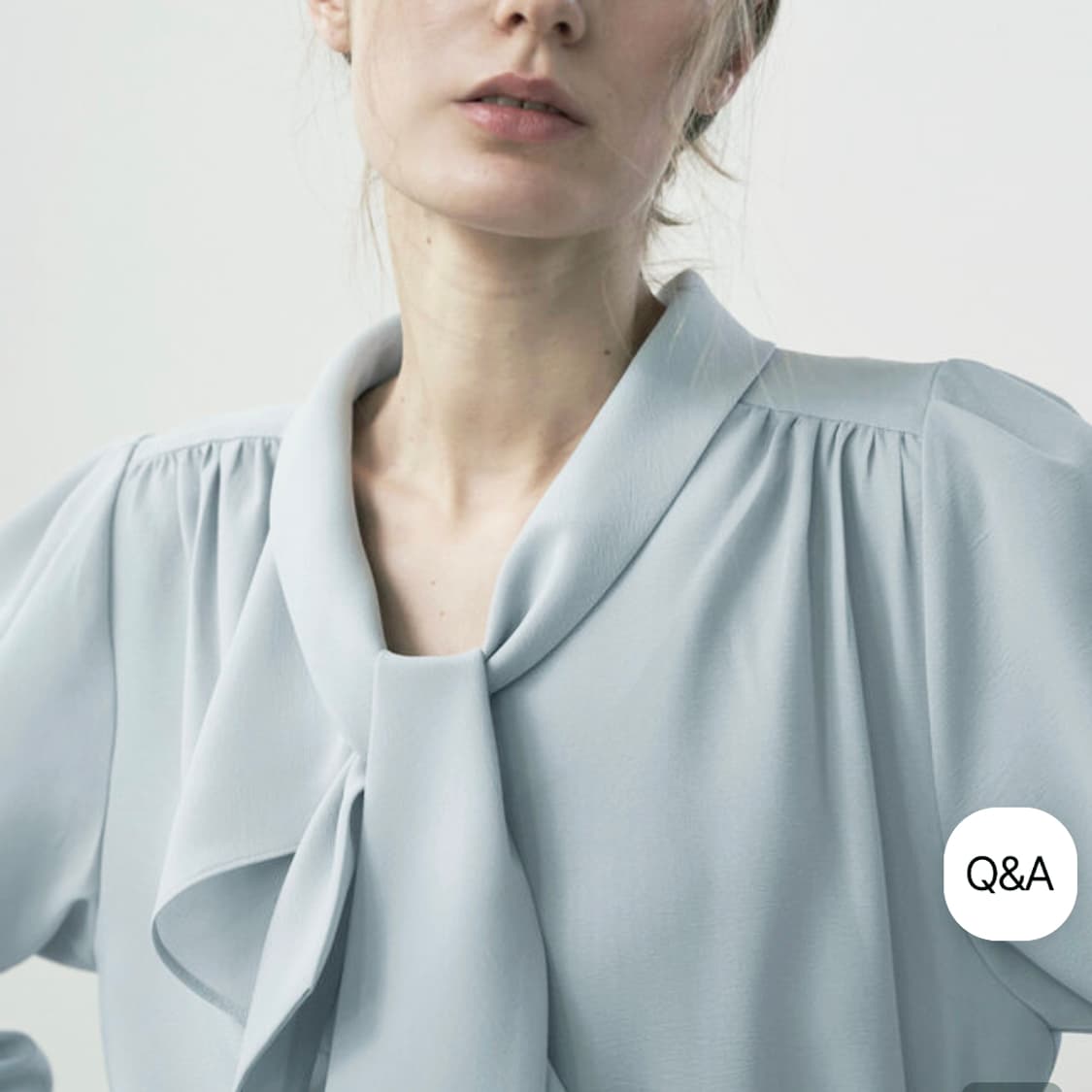 모멧(MOMET) 마르 타이 블라우스 프리사이즈 새상품  상품이미지3