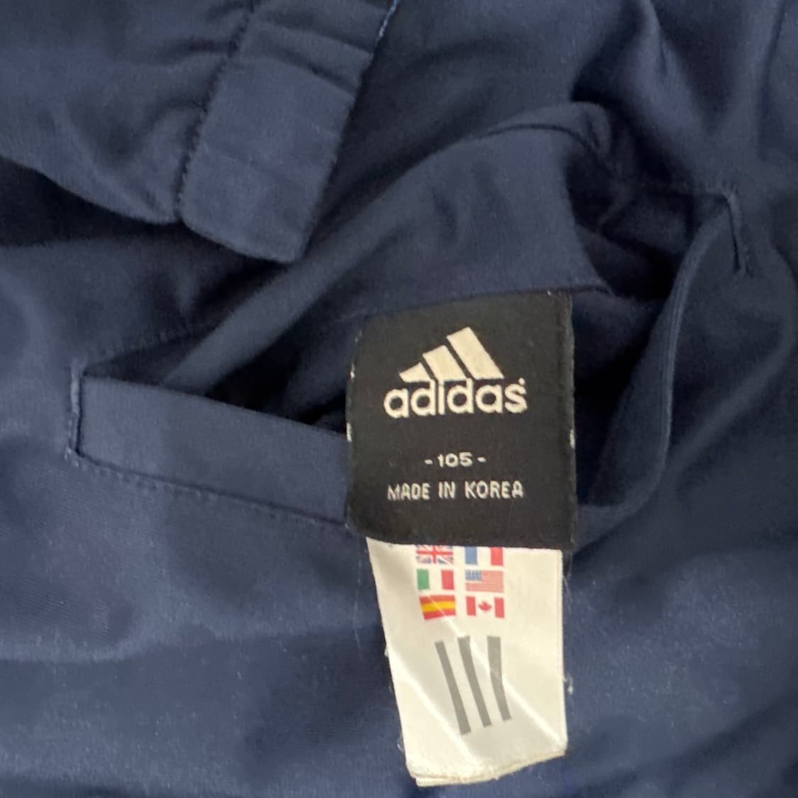 00s 아디다스 일본국대 양면바람막이 105사이즈 상품이미지5
