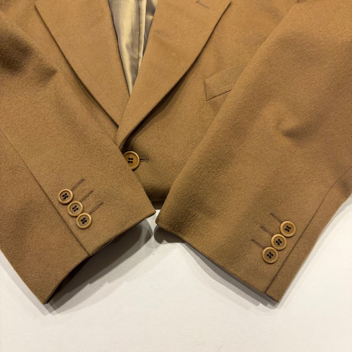 [41R] 입생로랑 뿌르 옴므 베이지 캐시미어 울 블레이저 자켓 B321 상품이미지6