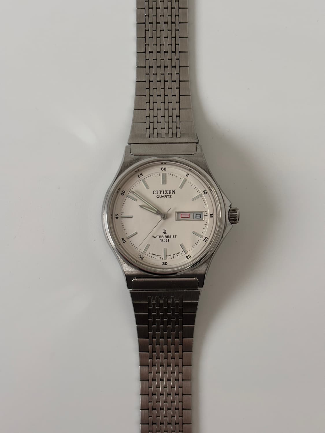 1980s CQ White Dial Silver Quartz 상품이미지3