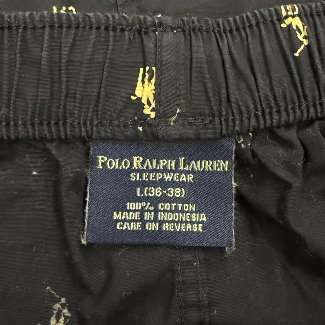 [정품/L] 폴로 랄프로렌 네이비 포니 패턴 잠옷 바지 b18 상품이미지4