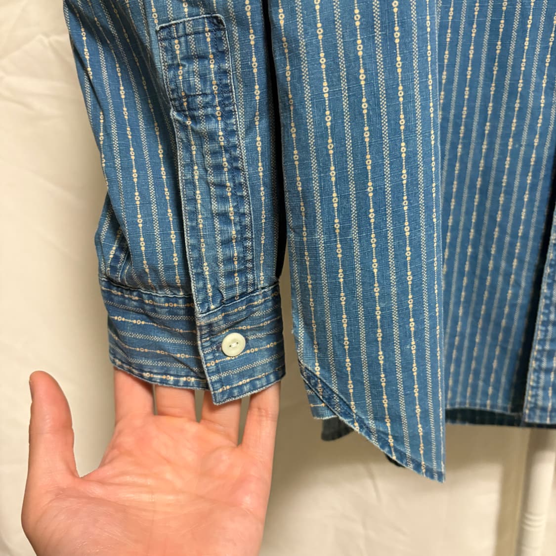 폴로 랄프로렌 네이티브 아메리칸 스트라이프 셔츠 / 블루, L 상품이미지6