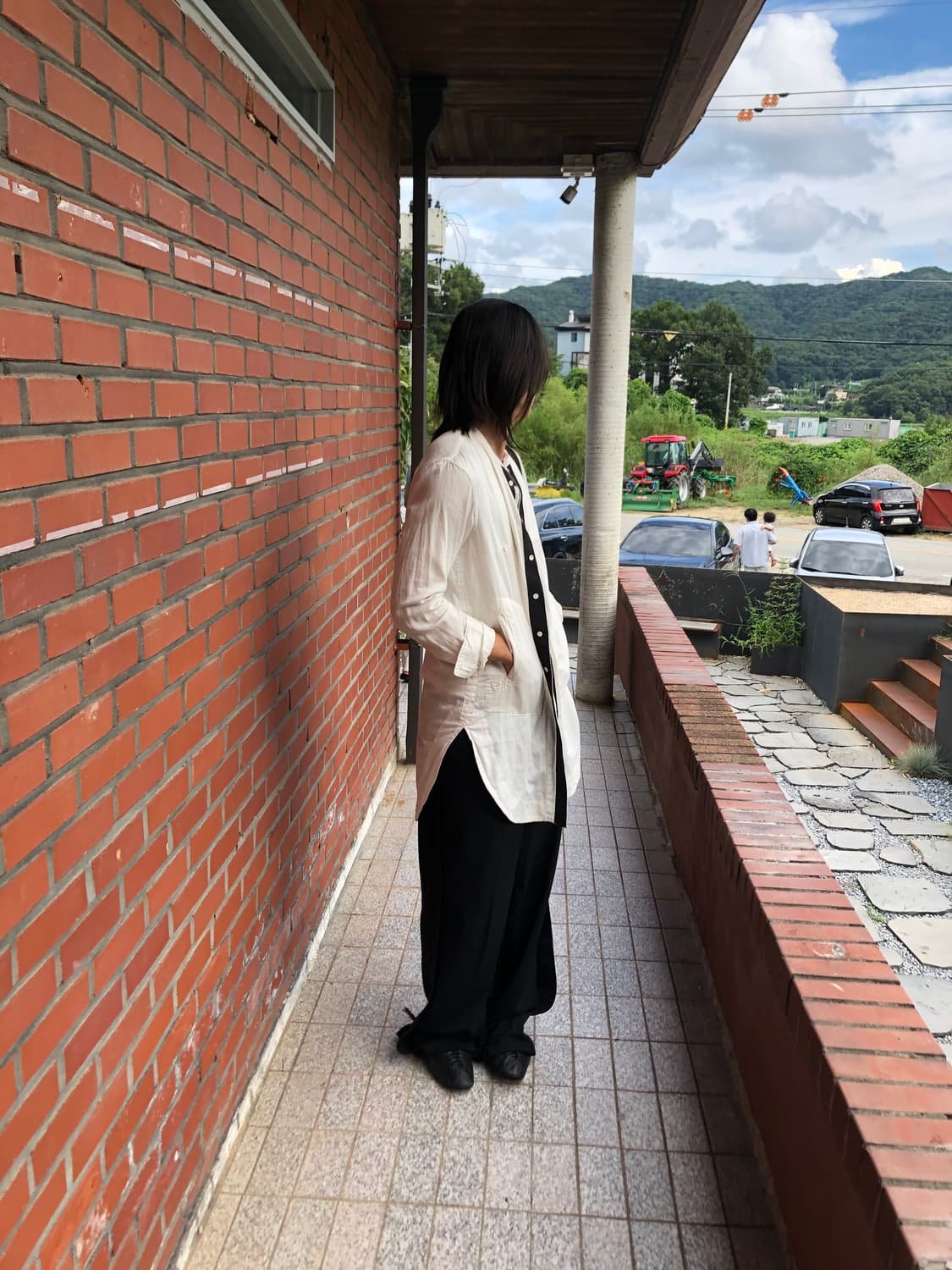 타카히로미야시타더솔로이스트 웨스턴 자수 롱셔츠 상품이미지2