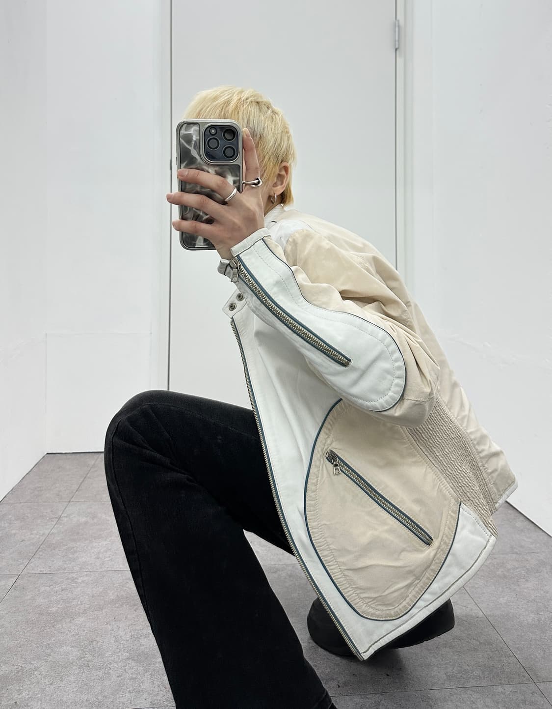 Garrett Italy vera pelle leather panel  상품이미지1