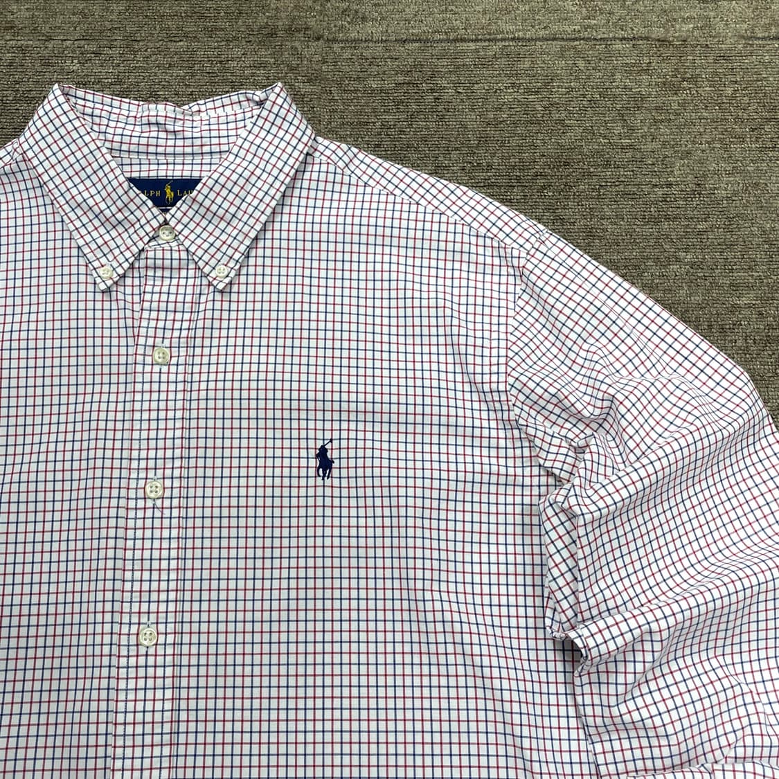 (XL) POLO 폴로 랄프로렌 체크 셔츠 커스텀핏 상품이미지5