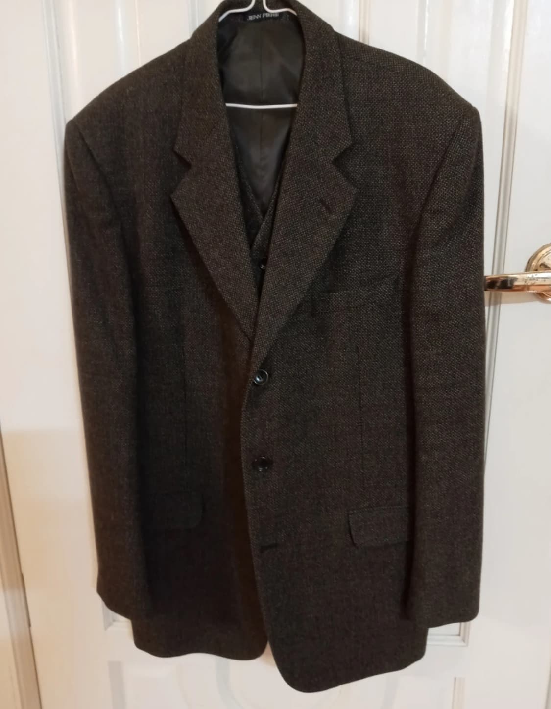 남성 브라운 쓰리피스 정장 상품이미지3