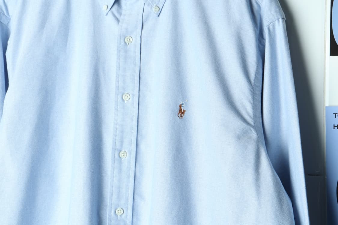 (XL-3XL) 폴로 랄프로렌 셔츠 남방 USA 90S 블루-H31845 상품이미지5