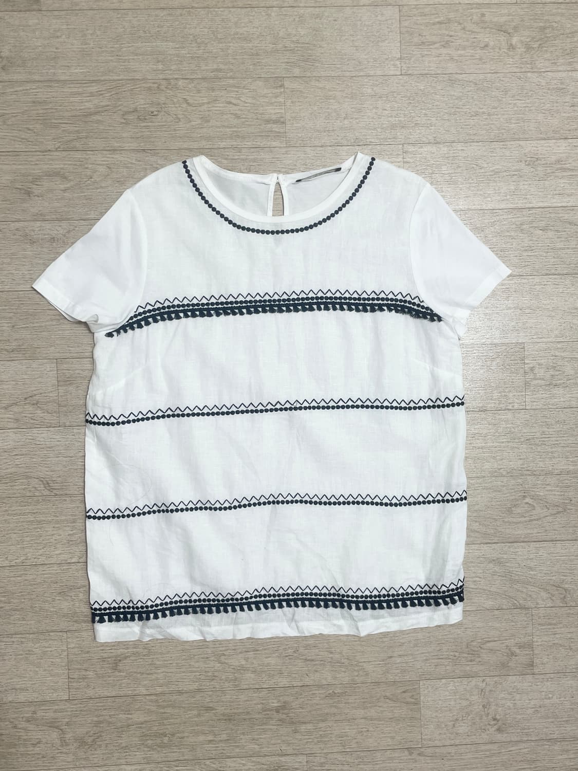 막스마라 자수 블라우스 상품이미지1