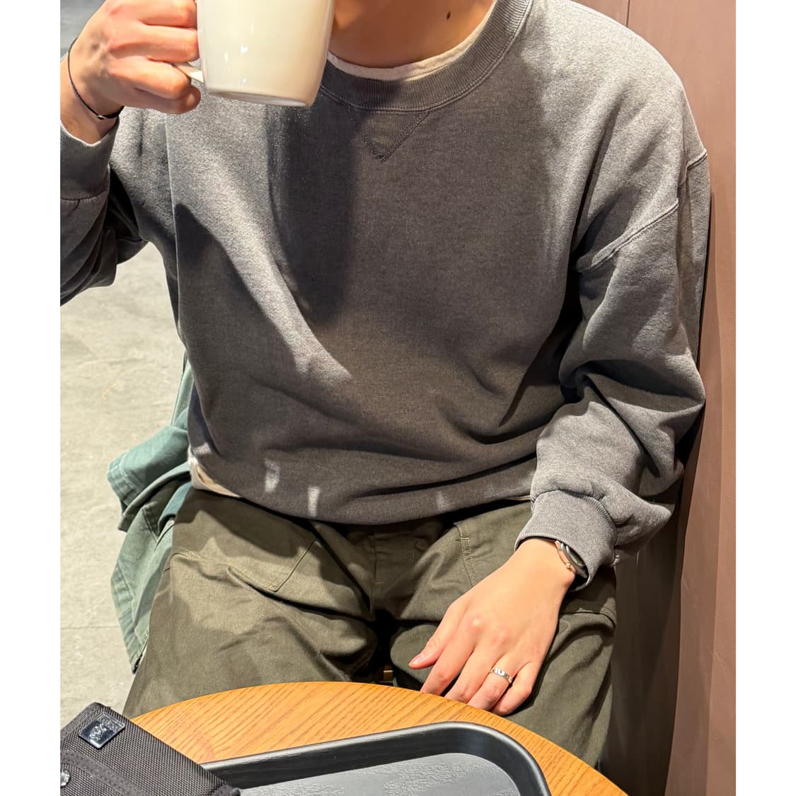 90s RUSSELL sweat faded gray XL USA 상품이미지1