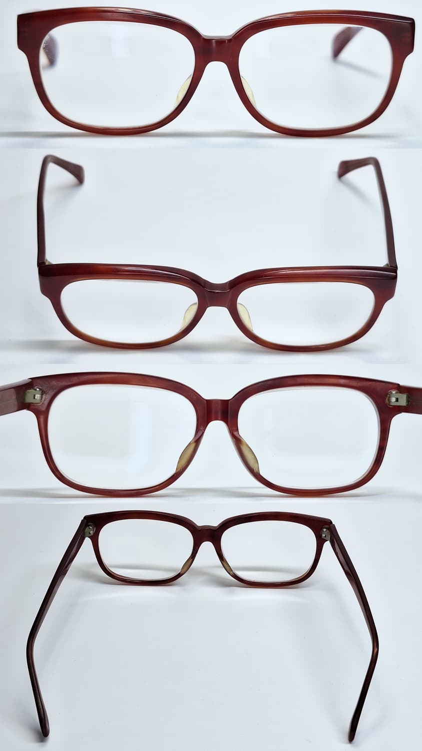 80s 일본 빈티지 KI-500 넘버6 공방 장인 수제 뿔테 안경테 상품이미지6