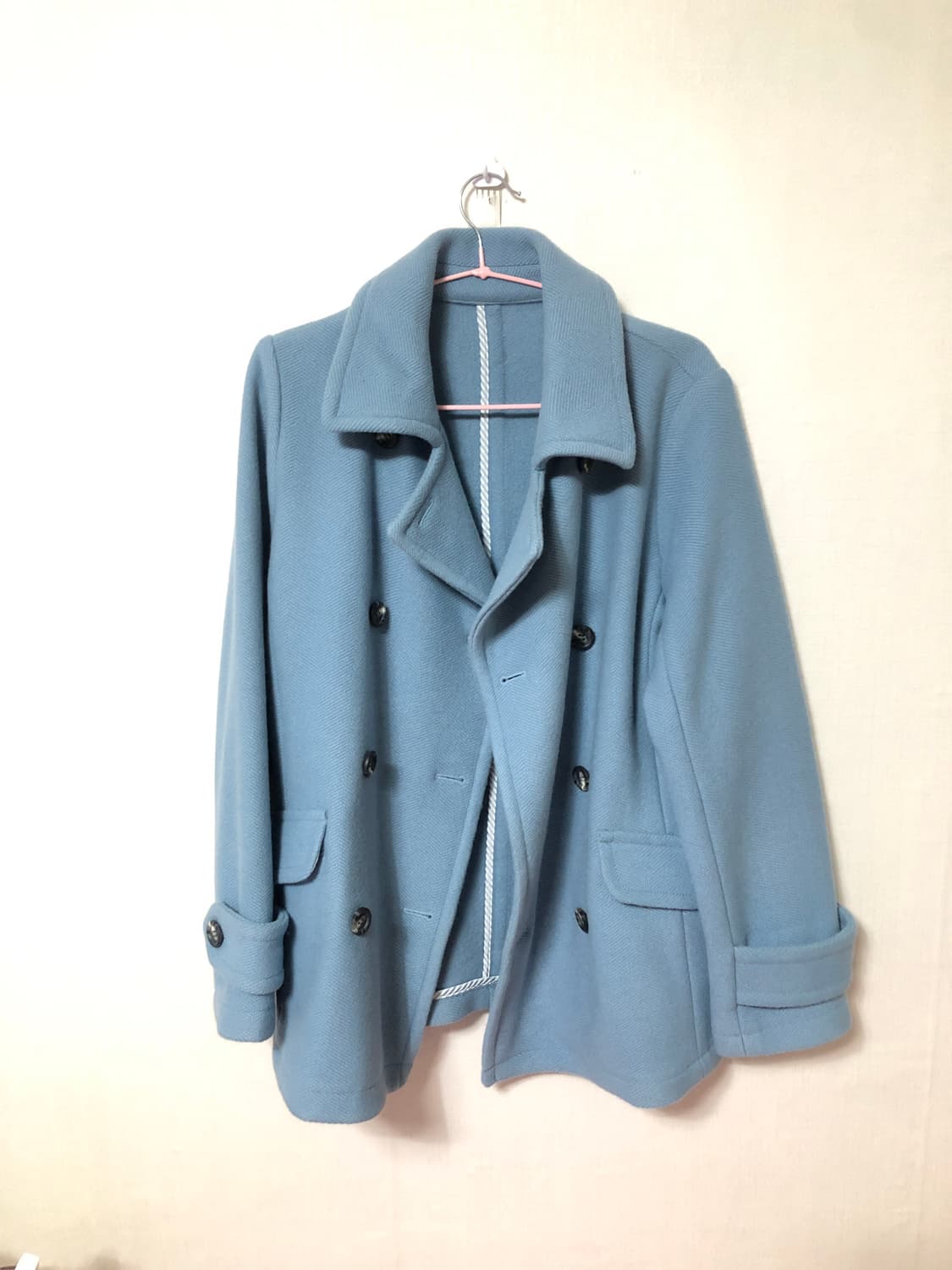 Sky Blue Half Coat 상품이미지1