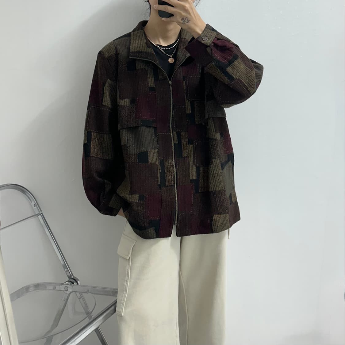 Kaoru 패치워크 자켓 Japanese vintage 일본빈티지 상품이미지2