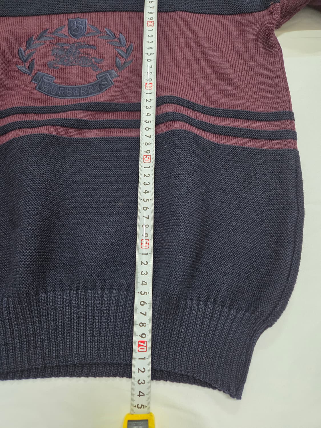 버버리 100% 순수 뉴울 니트 42사이즈 상품이미지6