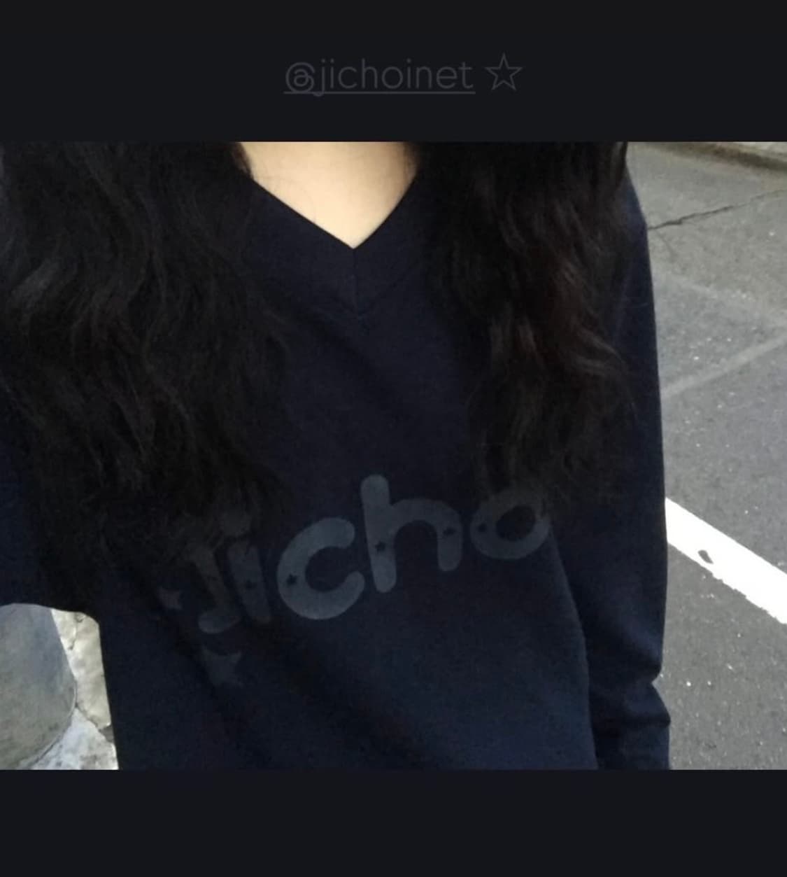 Jichoi parco 지초이 파르코 롱슬리브 네이비 상품이미지1