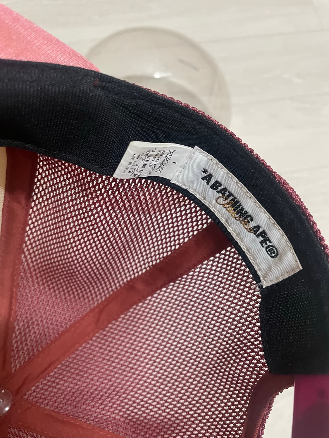 올드 베이프 뉴욕로고 메쉬캡 상품이미지3