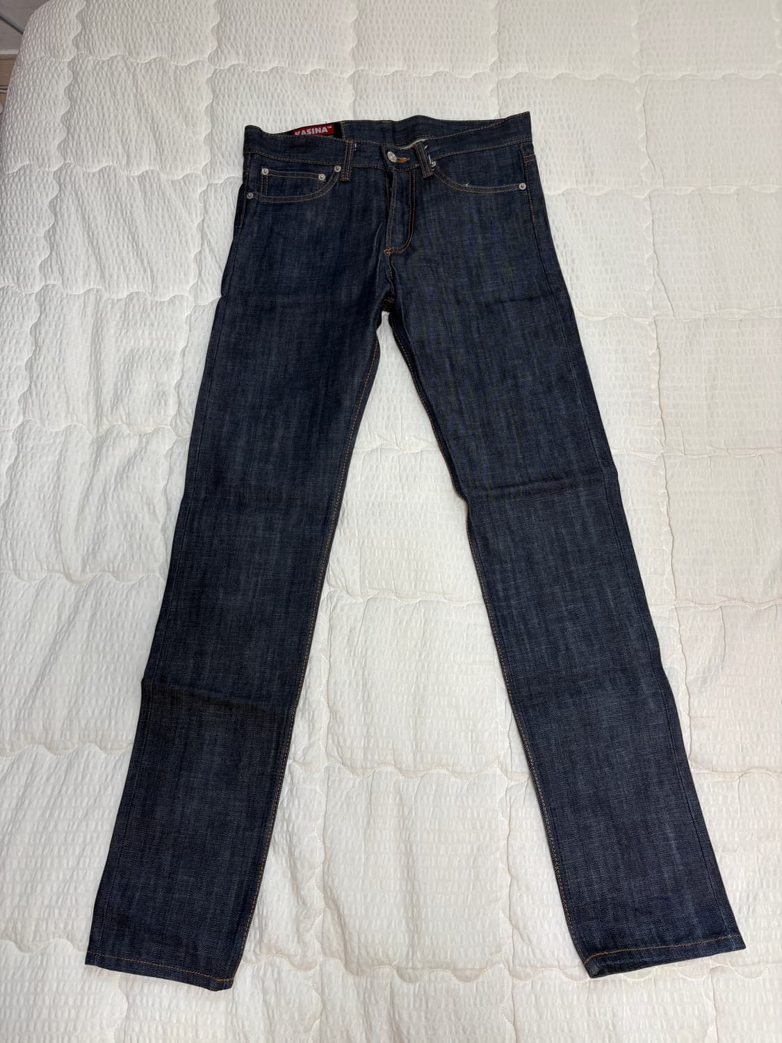 KASINA(카시나) 스니커즈 편집샵 자체브랜드 데님팬츠 상품이미지1