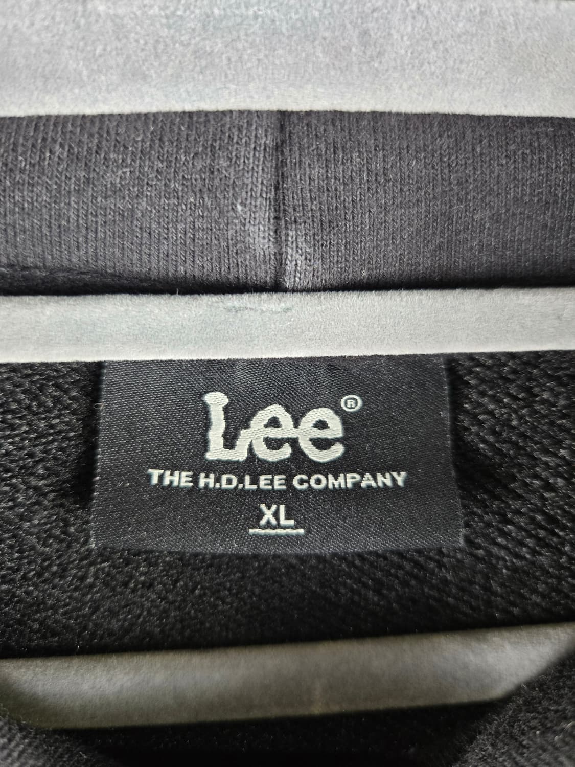 [무료배송]LEE 리 XL 오버핏 블랙 스웨트 후드 티셔츠 상품이미지7