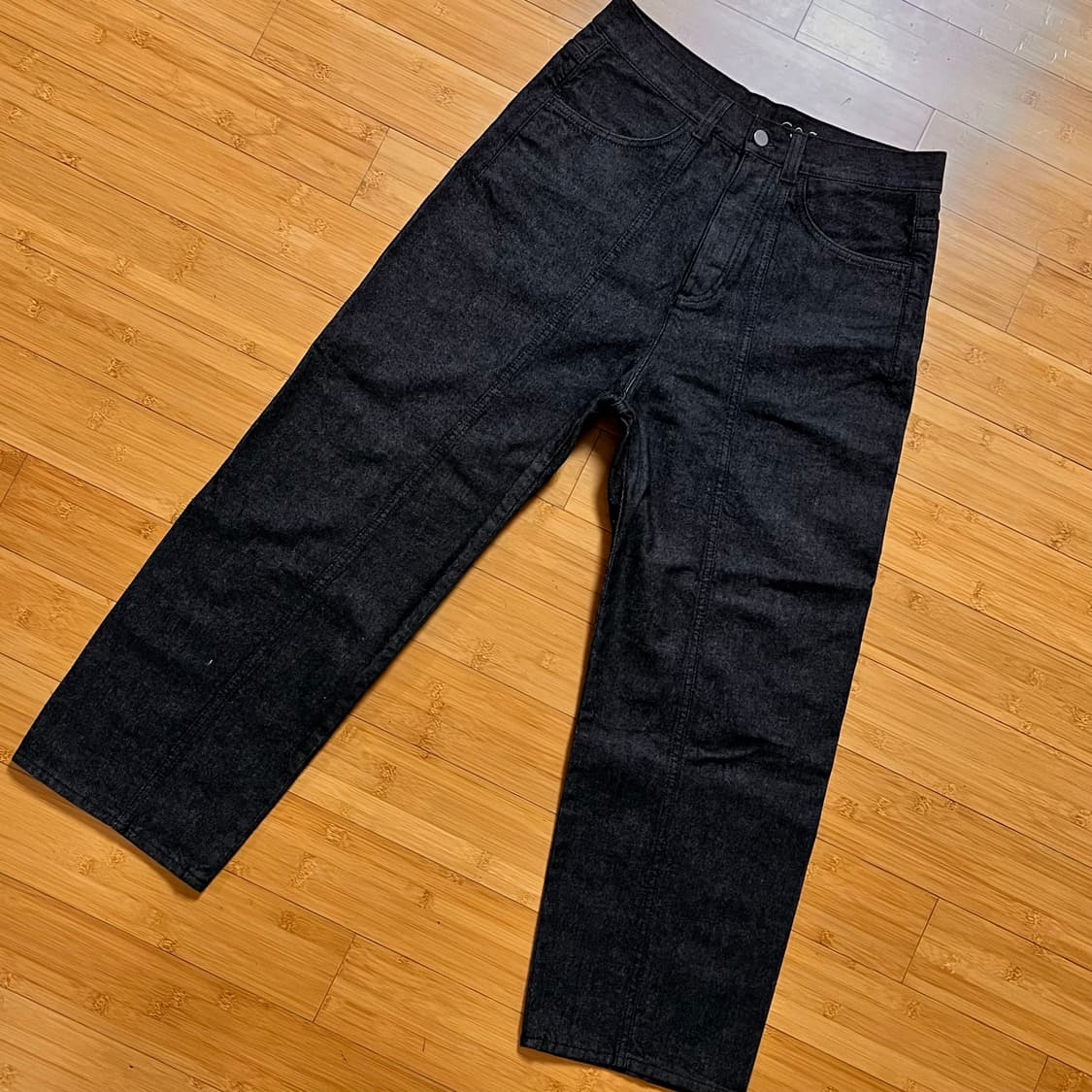 코스 릴렉스드 블랙진 데님팬츠 W28 상품이미지2