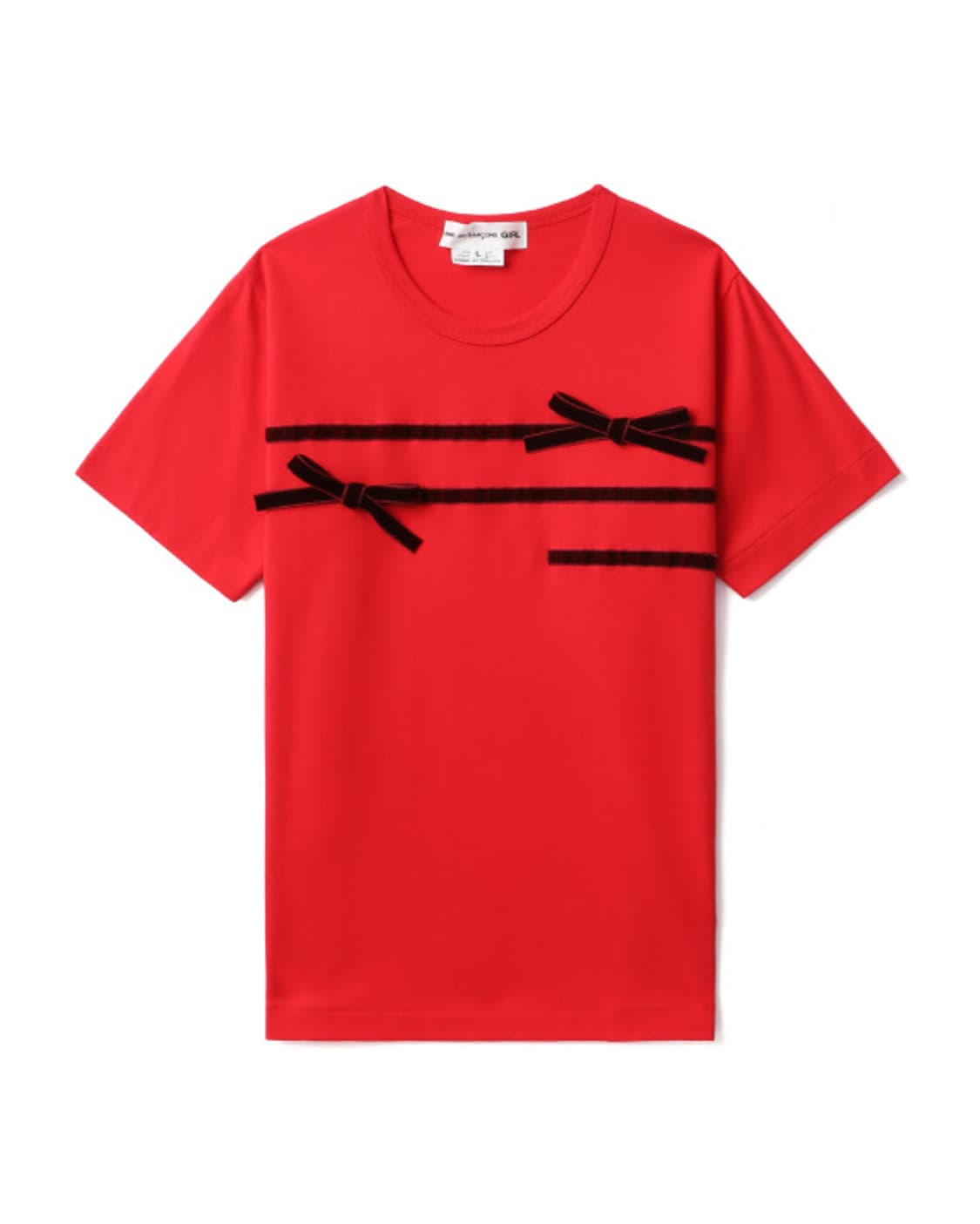 COMME des GARÇONS GIRL RIBBON TEE 상품이미지1
