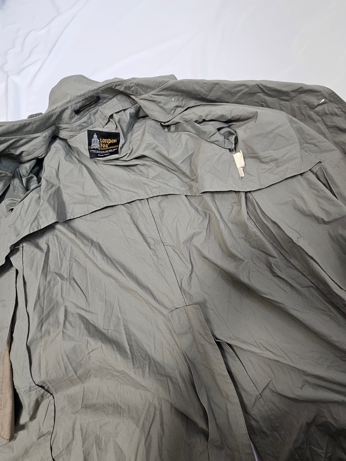 런던포그 더블 견장 롱 트렌치코트 빈티지 그레이 46 (M) 상품이미지7