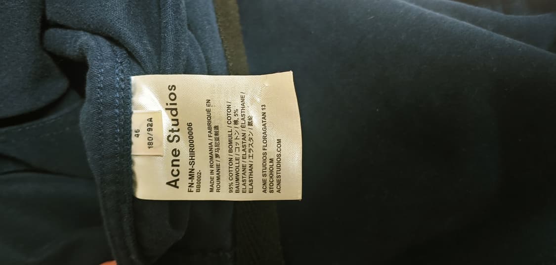 아크네스튜디오 몰스킨 셔츠 자켓 100 상품이미지9